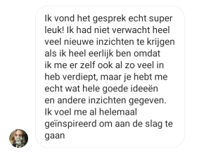 Online sessie review Nicole